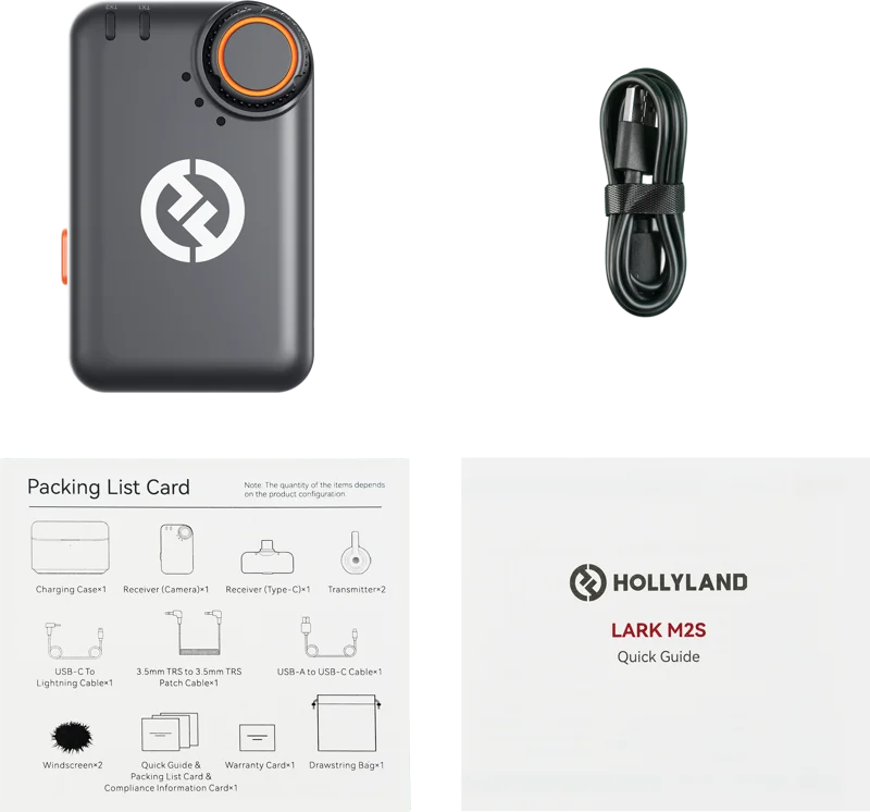 Hollyland LARK M2S Camera Receiver (Space Gray) Fit for Lark M2S