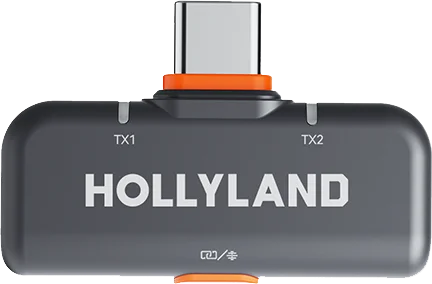 Hollyland LARK M2S USB-C Receiver (Space Gray) Fit for Lark M2S