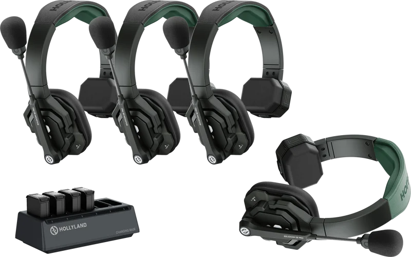 Hollyland Solidcom SE Pro- 4 Person Noise Cancelling Headset Intercom
