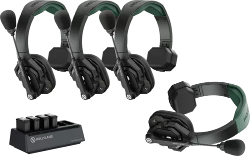 Hollyland Solidcom SE Pro- 4 Person Noise Cancelling Headset Intercom