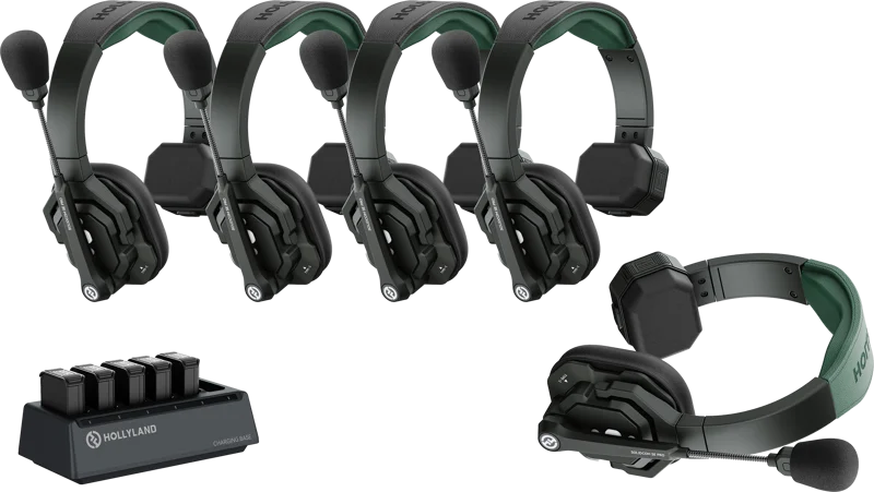 Hollyland Solidcom SE Pro- 5 Person Noise Cancelling Headset Intercom