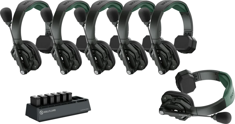 Hollyland Solidcom SE Pro- 6 Person Noise Cancelling Headset Intercom