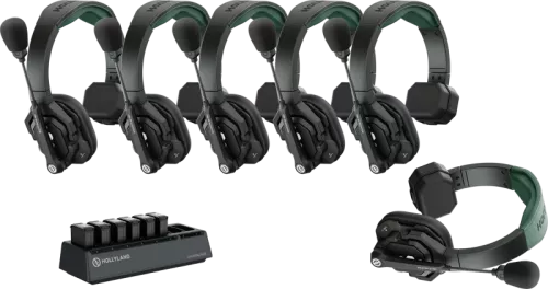 Hollyland Solidcom SE Pro- 6 Person Noise Cancelling Headset Intercom
