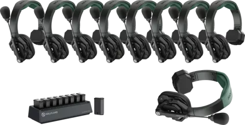 Hollyland Solidcom SE Pro- 9 Person Noise Cancelling Headset Intercom