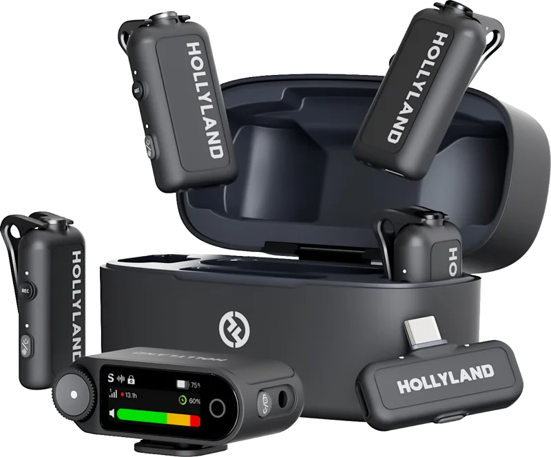 Hollyland LARK MAX 2 Combo 4-Person Version with Camera RX + USB-C RX