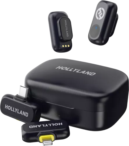 Hollyland LARK A1 Combo with USB-C RX + Lightning RX + Charging Case