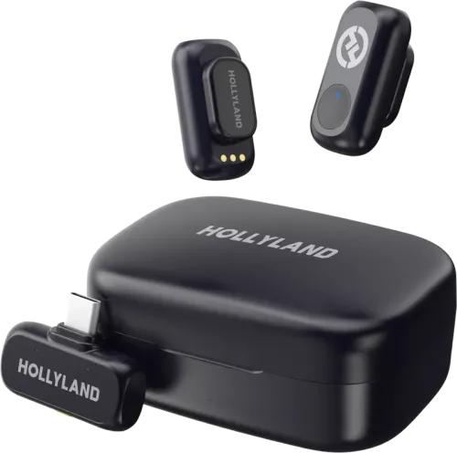 Hollyland LARK A1 Duo with USB-C RX + Charging Case