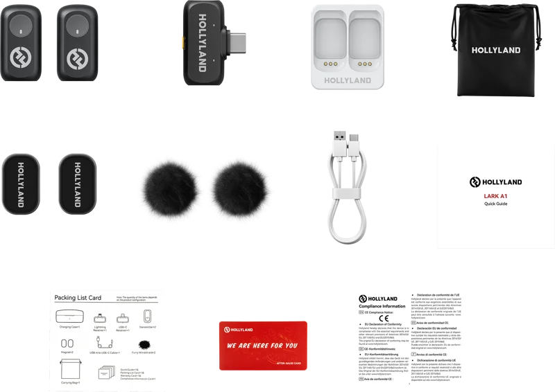 Hollyland LARK A1 Mini Duo with USB-C RX