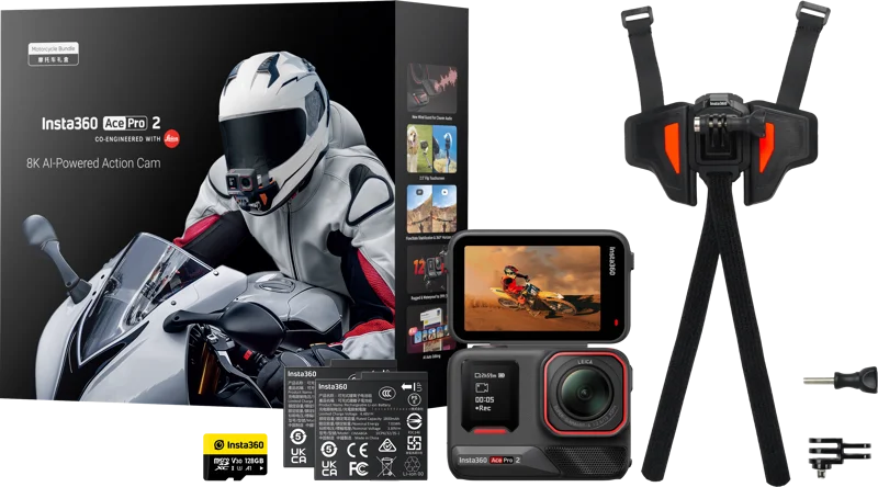 Insta360 Ace Pro 2 Motorcycle Bundle