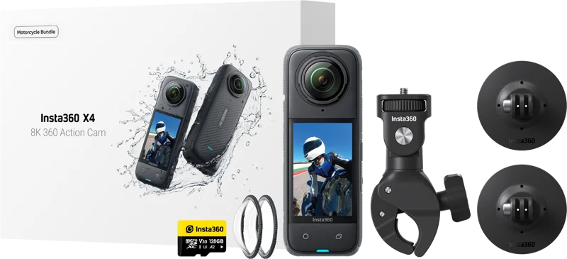 Insta360 X4 Motorcycle Bundle
