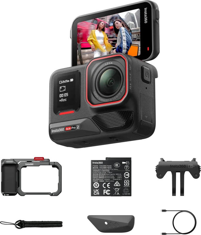 Insta360 Ace Pro 2/Ace Pro Xplorer Grip Kit（Dark Gray）