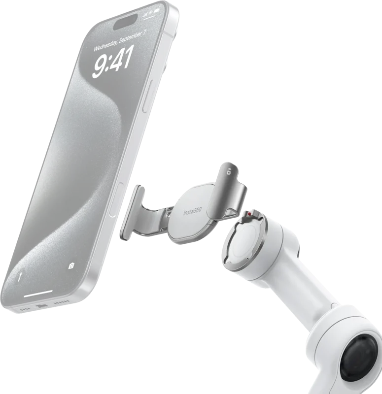 Insta360 Flow 2 Pro Magnetic Phone Clamp (Stone Grey)