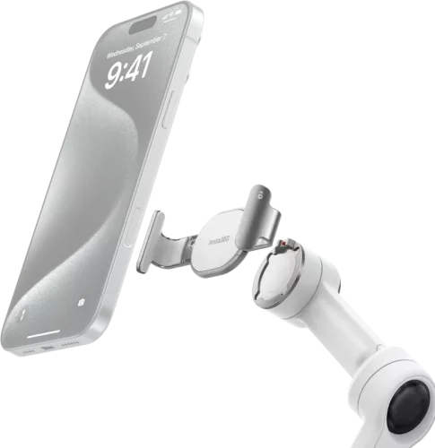 Insta360 Flow 2 Pro Magnetic Phone Clamp (Summit White)