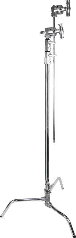Kupo CT-40MK 40"""" Master C-Stand with Turtle Base Kit - Silver