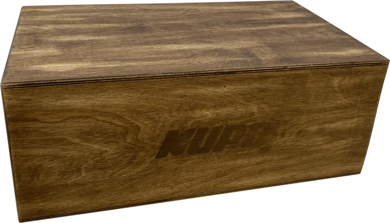 Kupo KAB-008-BST Brown Stained Apple Box - Full - 20"""" X 12"""" X 8""""