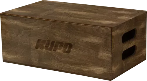 Kupo KAB-008-BST Brown Stained Apple Box - Full - 20"""" X 12"""" X 8""""