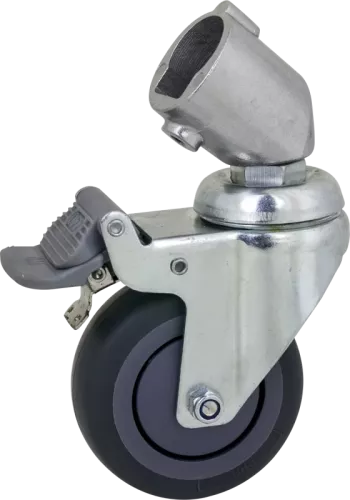 Kupo KC-080R 75mm Caster with Brake 22mm Round Adapter Set of Three