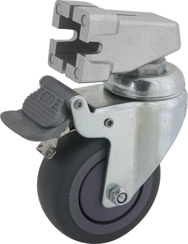 Kupo KC-080S 75mm Caster with Brake 22mm Square Adapter Set of Three