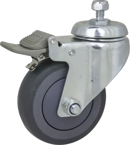 Kupo KC-100 100mm Caster with Brake M10 Thread Adapter Set of Three