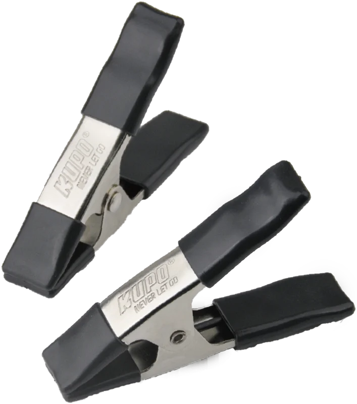 Kupo KCP-354-BK 4in Steel Spring A Clamp - Black (Set of 2)