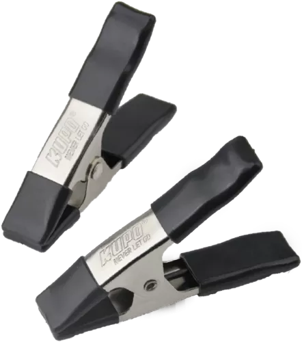 Kupo KCP-354-BK 4in Steel Spring A Clamp - Black (Set of 2)