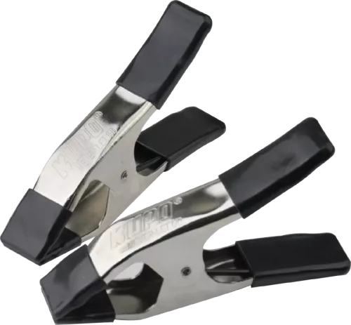 Kupo KCP-356-BK 6in Steel Spring A Clamp - Black (Set of 2)