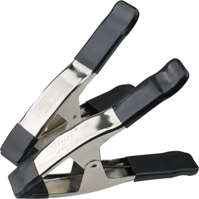 Kupo KCP-359-BK 9in Steel Spring A Clamp - Black (Set of 2)