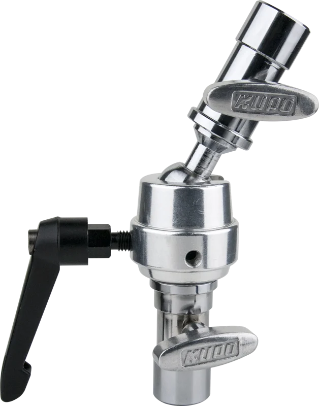 Kupo KCP-412 5/8"""" Swivel Super Grip Double Baby Receiver