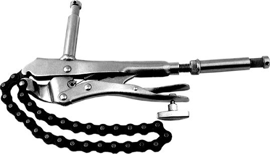 Kupo KCP-605 6"""" (15cm) Chain Clamp with Dual Baby 5/8"""" (16mm) Studs