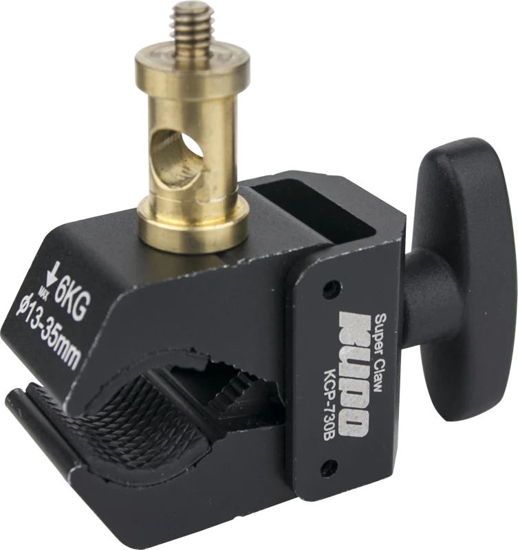 Kupo KS-014R Round Stud with 3/8"""" -16 Male and 1/4-20 Male