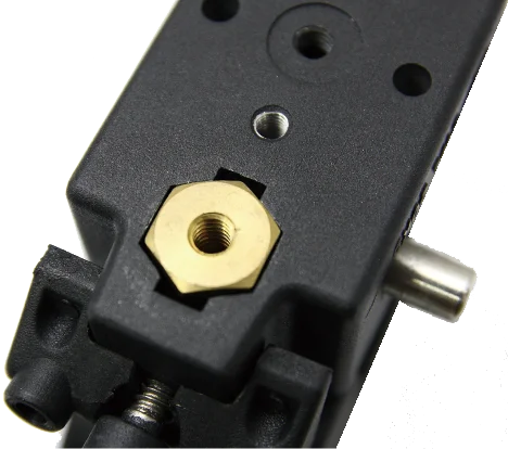 Kupo KS-015 Hex Stud with 3/8"""" -16 Female and 1/4"""" -20 Female