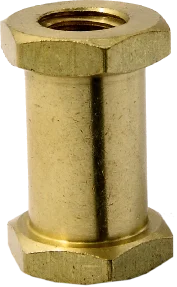 Kupo KS-015 Hex Stud with 3/8"""" -16 Female and 1/4"""" -20 Female