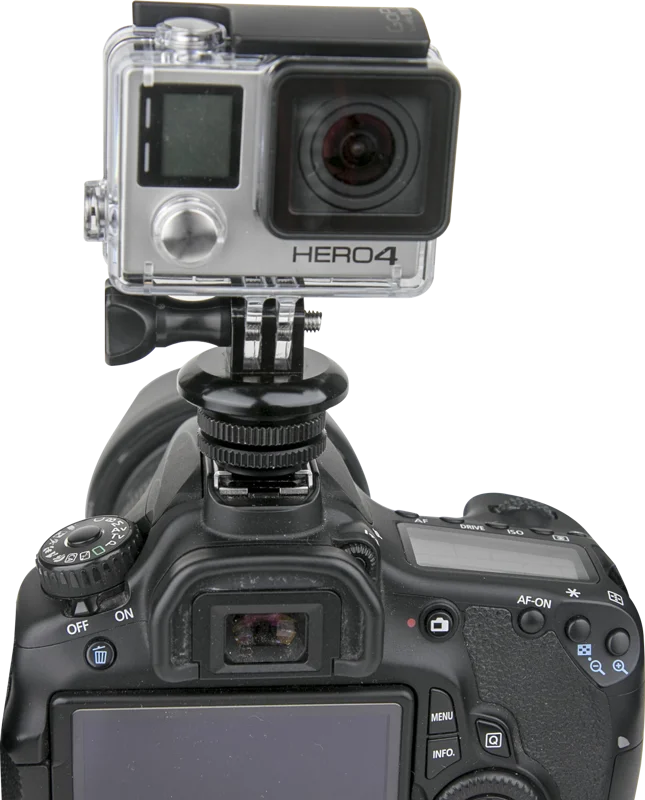 Kupo KS-134 GoPro Tripod Mount with Hot Shoe Adapter