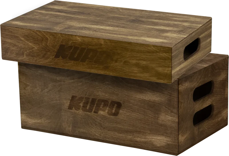 Kupo KAB-048BST  Brown Stained Apple Box Set