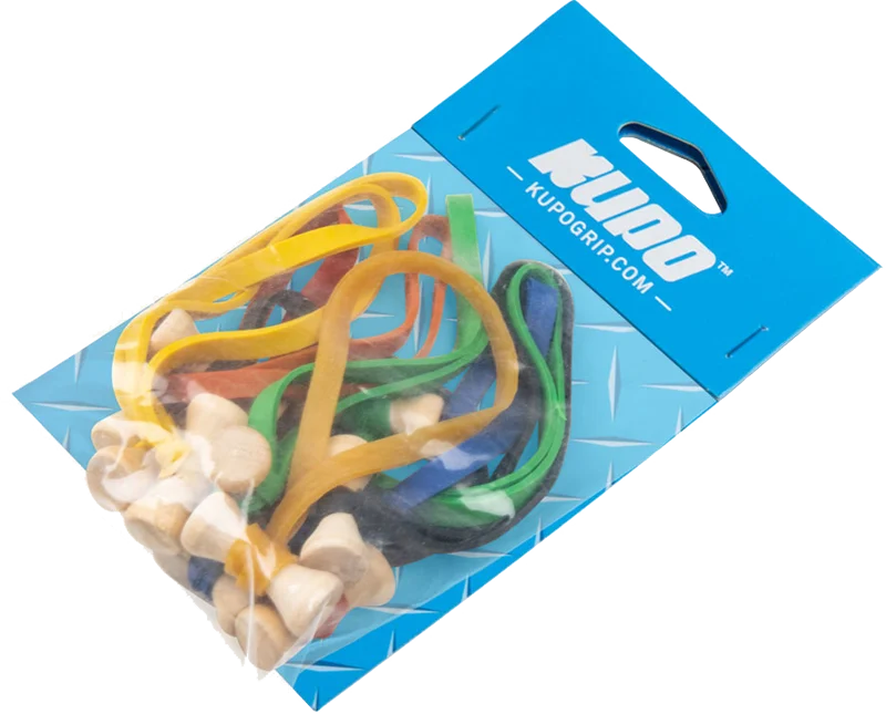 Kupo Elastic Cable tie 5"""" -10pcs Mixed color