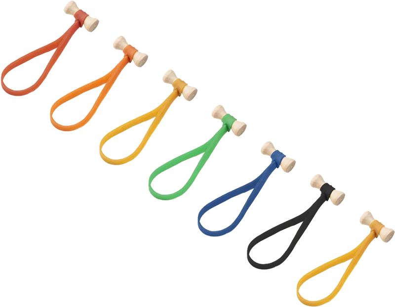 Kupo Elastic Cable tie 5"""" -10pcs Mixed color