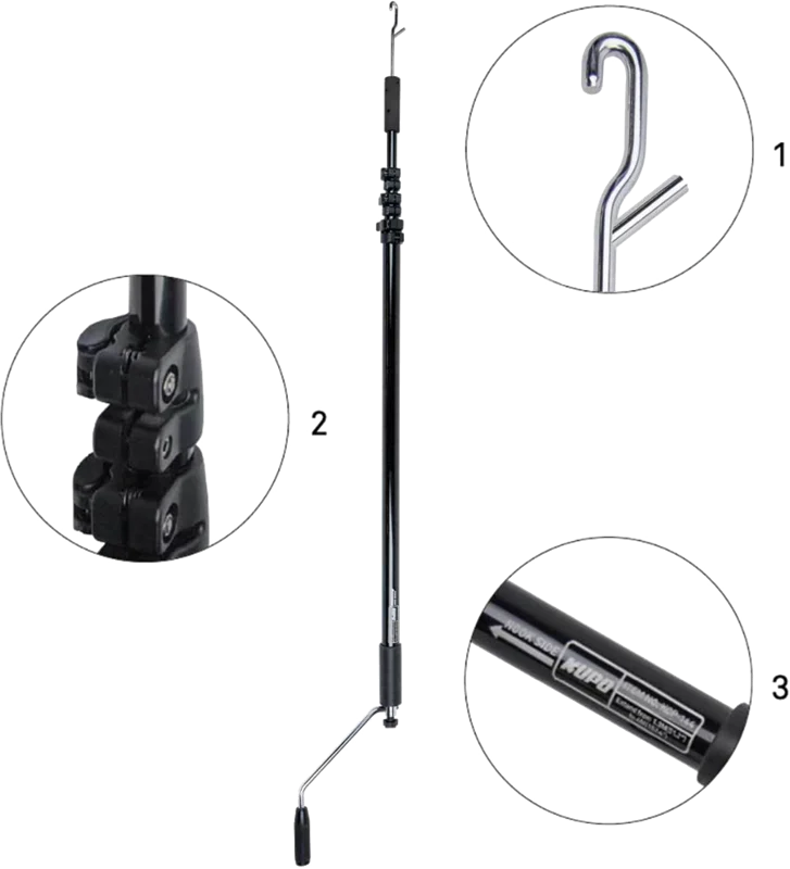 Kupo KCP-206 Telescopic Operating Pole ( 1.9~6.4M)