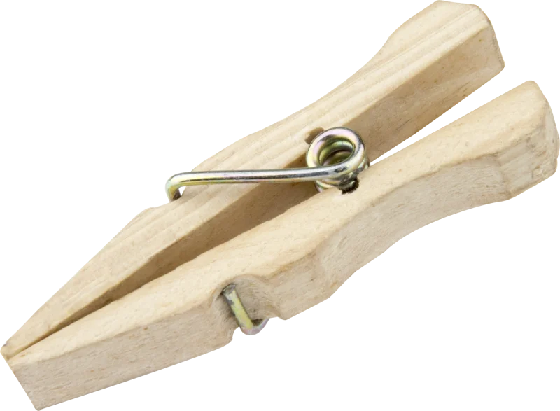 Kupo KCP-347 Wood C47 Spring-Type Clothspins (50 Pcs Per Bag)