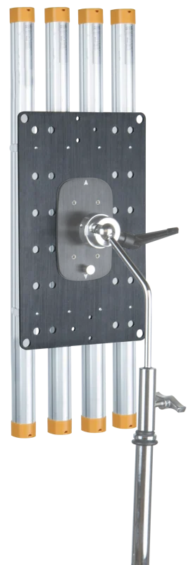 Kupo KCP-404 Twist-Lock Mounting Plate For Four Fluorescent T12 Lamps