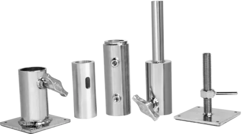 Kupo KCP-712TSK Telescopic Wall Spreader Kit For Pipe 1-1/2"""" Schedule 40 (O.D.48.3mm)