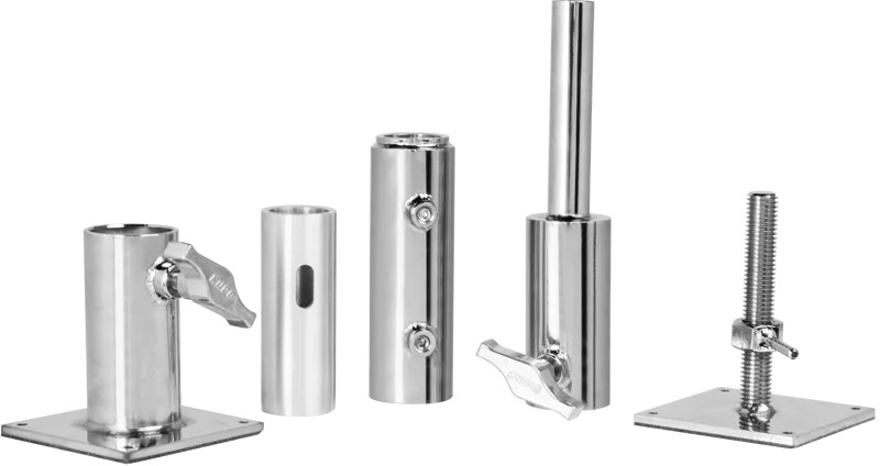 Kupo KCP-714TSK Telescopic Wall Spreader Kit For Pipe 1-1/4"""" Schedule