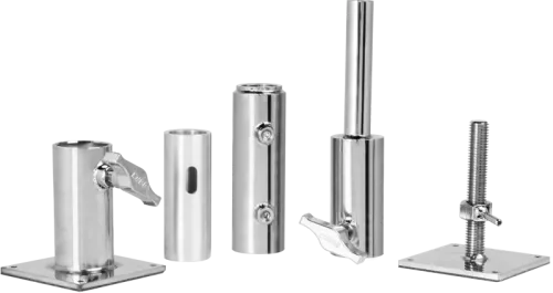 Kupo KCP-714TSK Telescopic Wall Spreader Kit For Pipe 1-1/4"""" Schedule