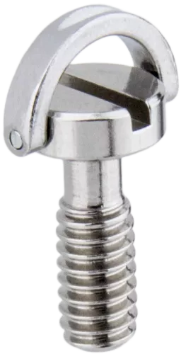 Kupo KS-184 Stainless Steel Flat Head Shaft D Ring 1/4"""" Screws(21mm)