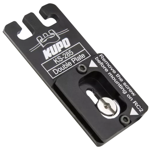 Kupo KS-285 Double Plate( Quick Release Plate For Arca-Swiss & Rc2 )