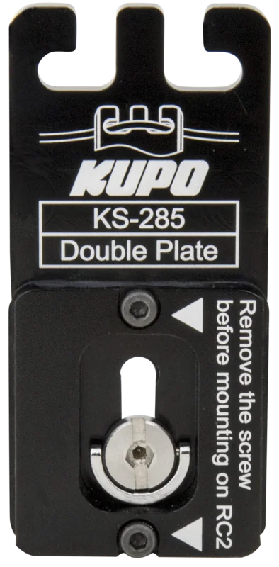 Kupo KS-285 Double Plate( Quick Release Plate For Arca-Swiss & Rc2 )