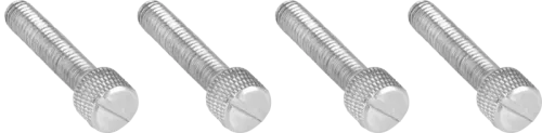 Kupo KS-364 Aluminum M6*30mm Thumb Screw Slotted Knurled Head(Set of 4)