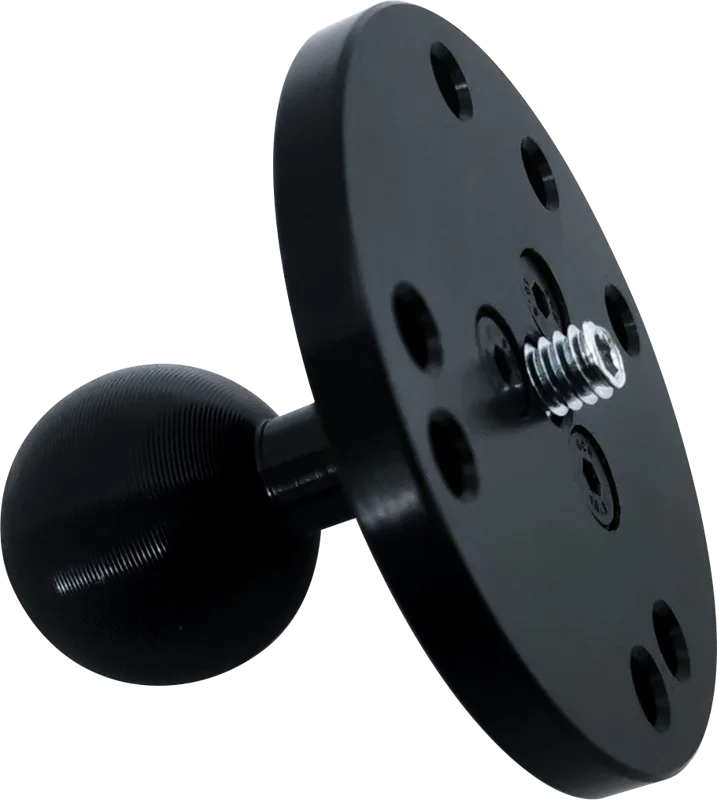 Kupo KS-427 Round Plate Ball Head For Drill w/ Holes  1/4""""-20 Male Threaded