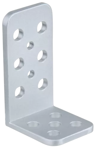 Kupo KS-2439L Mini L-Cheese-Plate 2.4""""(6cm)X 3.9""""(10cm) w/ 3/8"""" & 1/4"""" Hole