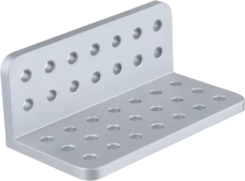 Kupo KS-3139L Midi L-Cheese-Plate 3.1""""(8cm)X 3.9""""(10cm) w/ 3/8"""" & 1/4"""" Hole