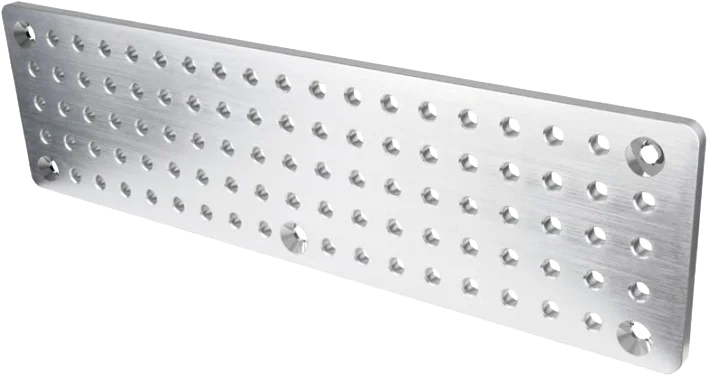 Kupo KS-5520 5.5""""X 20"""" Rectangle Cheeseplate (Aluminum)